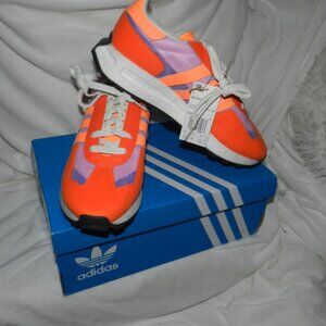 Adidas Mens RETROPY E5 Orange/Purple/White Road Running Shoes/Running Shoes-GX98